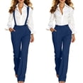 thumbnail image 7 of hotojiny Jumpsuits for Women Casual Business Dress Pants with Adjustable Suspenders Long Pants Rompers with Removable Straps, 7 of 7