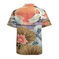 thumbnail image 3 of High Quality Hawaiian Shirts for Men Short Sleeve Aloha Beach Shirt Floral Summer Casual Button Down Shirts Blouses YRD5BM, 3 of 7