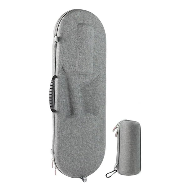 Bolsa para raquetas de bádminton, estuche doble para guardar raquetas, resistente al agua y a los golpes, de EVA. Gris