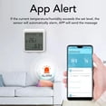 thumbnail image 4 of Temperature Humidity Sensor, Voice Control Smart Temperature Humidity   for Wine Cellar, 4 of 7
