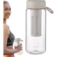thumbnail image 1 of Iced Coffee Maker, 600ml Cold Brew Maker, Iced Coffee Machine, Cold Coffee Pitcher, Cold Brew Coffee Set with Scale, Portable Cold Brew Jar, Kitchen Supplies for Outdoor Sports Travel Hiking Camping, 1 of 8