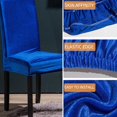 thumbnail image 4 of Elastic Dining Chair Cover Multicolor Wear-resistant  the Simple Style Recliner Slipcovers Home Supplies, 4 of 6