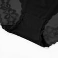 thumbnail image 4 of Boy Shorts Underwear for Women Womens Solid Color Underwear Breathable Sports Boy Shorts Panties Lace Briefs Leakproof Ladies Underwear Black M, 4 of 7