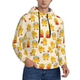 thumbnail image 2 of Lsque Cute Chicken Pattern Casual Men's Hoodie,Hooded Sweatshirt with Kangaroo Pocket,Pullover Hoodie-4X-Large, 2 of 7