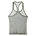 thumbnail image 5 of Men's Sheer Mesh Tank Top Stretchy Sleeveless Muscle Shirt Casual Gym Wear Comfortable Fitted Crop Top for Summer, 5 of 7