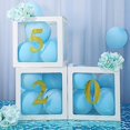 thumbnail image 5 of BalsaCircle 4 Gold 5" Number 3 Cardstock Stickers Backdrop Wall Party Decorations, 5 of 8
