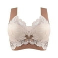 thumbnail image 1 of Clearance Sale 2025 Bra Lightly Latex Lined Cup Wirefree Unpadded Full Coverage Plus Size Bra, 1 of 6
