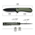 thumbnail image 3 of CIVIVI Pocket Folding Knife 7.06" Button Lock Elementum II C18062P-3, 3 of 10