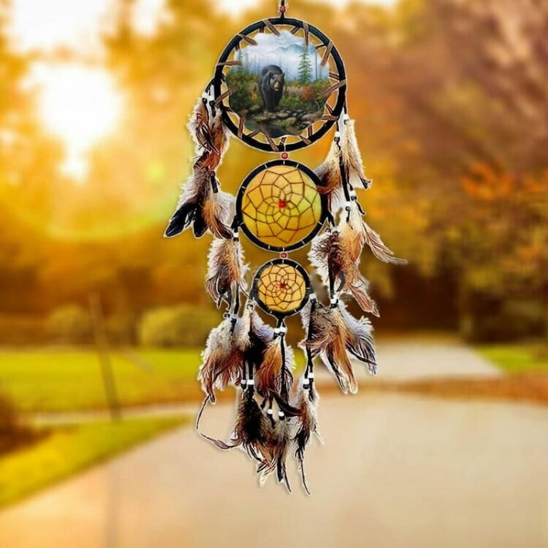 Handmade Colorful Dream Catcher Feathers Perfect Car Or Home Wall Hanging  Boho Nursery Decoration, Ornament, Gift, Wind Chime Craft, And Boho Nursery  Decor Supplies With From Peter0, $2.9