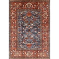 thumbnail image 1 of Ahgly Company Indoor Rectangle Mid-Century Modern Fire Brick Red Oriental Area Rugs, 2' x 4', 1 of 6