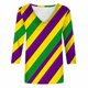 thumbnail image 5 of TaTaai Women's Fashion Christmas Printed Loose Casual V Neck With Three Quarter Sleeves And 3/4 Sleeves T-shirt Pullover Top Gift, 5 of 5