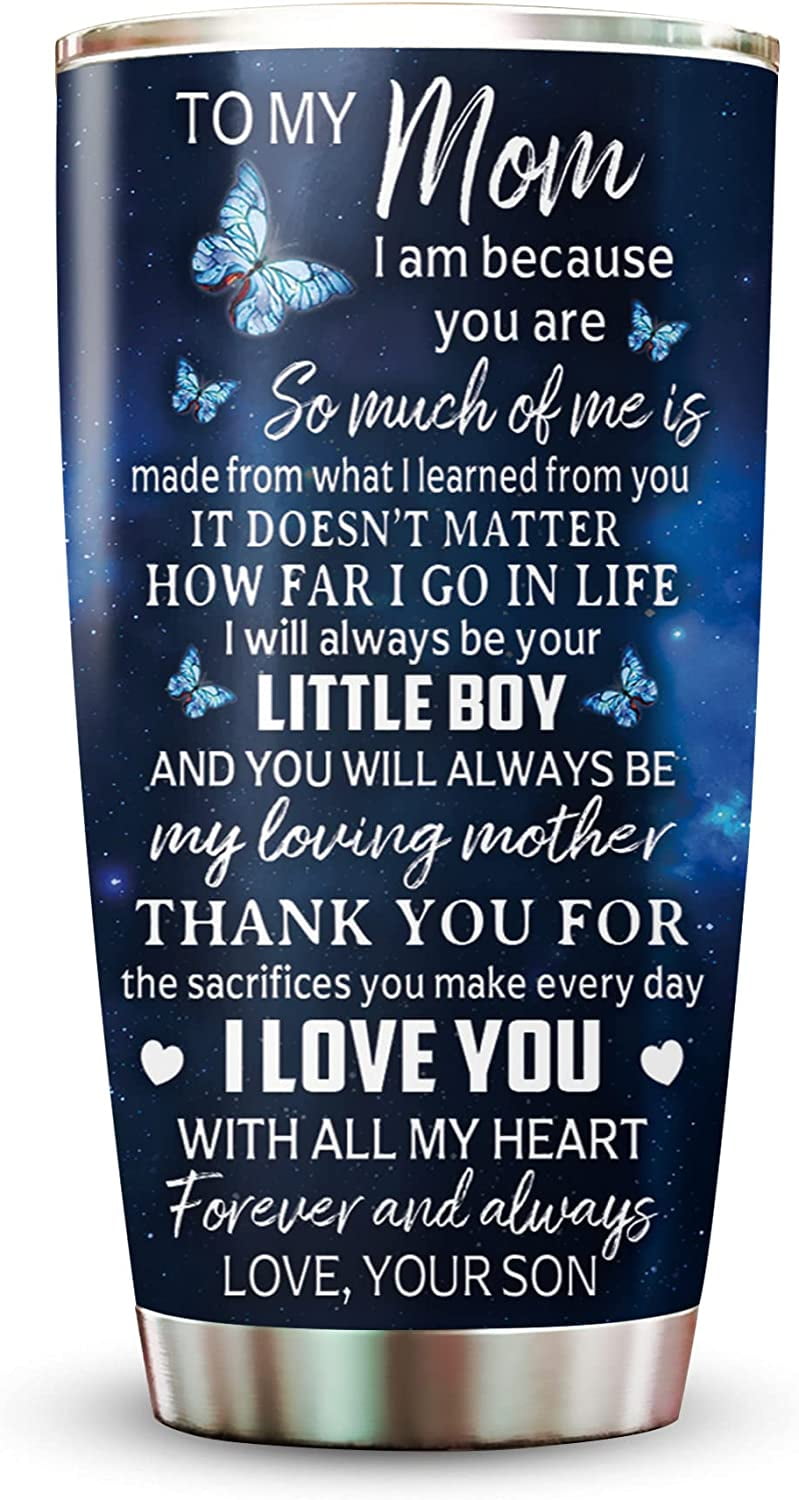 Mother Tumbler - Mother & Daughters Stainless Steel Tumbler Mother's Day  Eco-friendly Tumbler To my Mom Skinny Tumbler Gift For Mom 26510