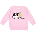 thumbnail image 2 of Inktastic Moo Says the Cow Toddler Sweatshirt, 2 of 4