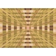 thumbnail image 1 of Ahgly Tapis Rectangulaire Lavable en Machine Intérieur Transitionnel Jaune Safran, 2 Pieds x 4 Pieds, 1 of 7