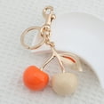 thumbnail image 6 of Lightweight Cherries Keychain Cherries Pendant Key Rings Sturdy Keychain Multi Purpose Bag Charm Jewelry, 6 of 8