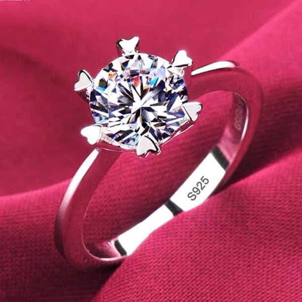 Anillos de Color oro blanco que nunca se desvanecen, anillo de circón de alta calidad para mujer, banda de boda de plata tibetana Original, accesorios de joyería nupcial Tan Jianjun unisex