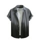 thumbnail image 2 of Blusa y camisa de manga corta con cuello vuelto Camisa casual para hombre Camisa de bolos vintage de manga corta Camisas de verano Camisa abotonada Blusa para hombre Poliéster, 2 of 4