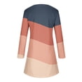 thumbnail image 4 of Pompotops Robe Décontractée à Manches Longues et Col Rond Imprimée Longueur Genou pour Femmes en Solde, 4 of 5
