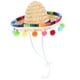 thumbnail image 4 of GOOHOCHY Pequeño sombrero de México con correa de barbilla Pom Pom realización de disfraces mexicanos, 4 of 7