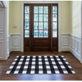 thumbnail image 1 of Ottomanson Ottohome Collection Non-Slip Rubberback Checkered Design Indoor Rug, 1 of 9