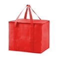 thumbnail image 3 of Yhmxh Bolsa térmica grande y bolsas térmicas para la compra, ideales para reparto de comida. Nevera plegable. Bolsas reutilizables para picnics con base rígida, cierre de cremallera, plegables y re, 3 of 6