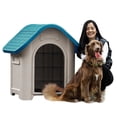 thumbnail image 2 of Casa Para Perro Grande Turquesa, 2 of 4