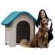 thumbnail image 2 of Casa Para Perro Grande Turquesa, 2 of 4