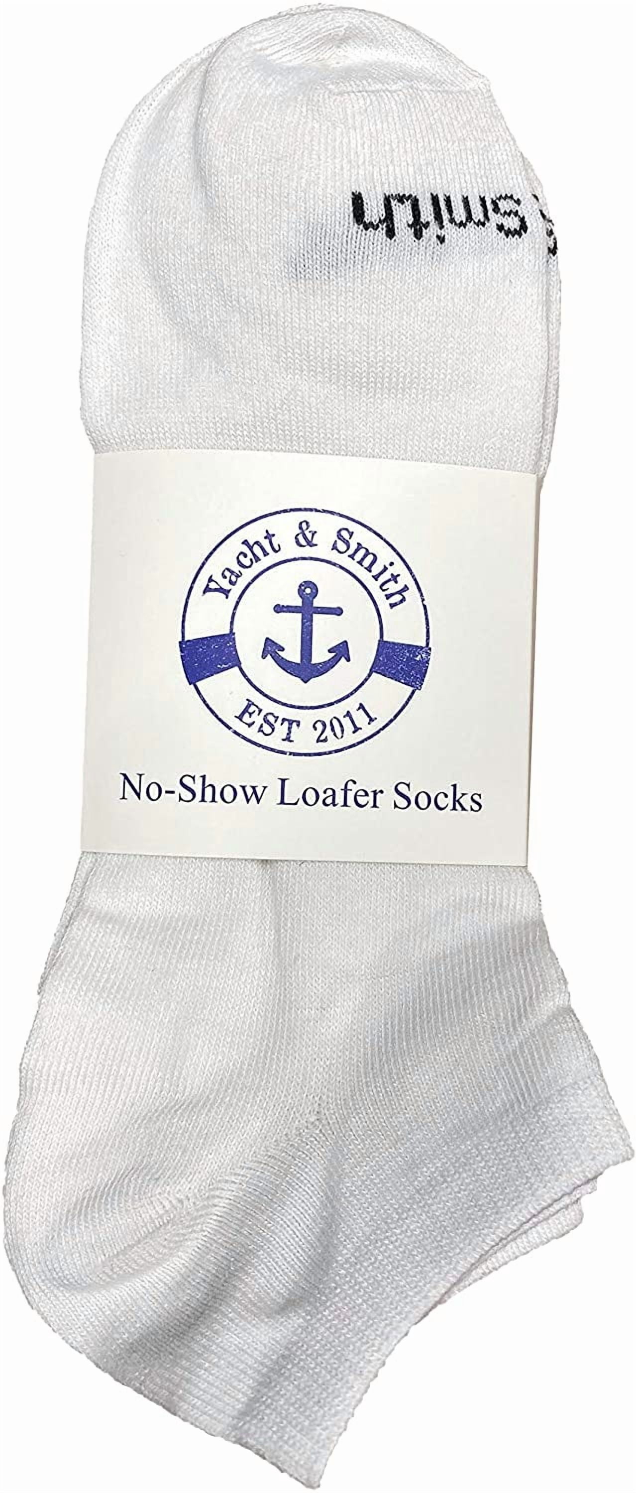 BILLIONHATS 48 Pairs of Kids Wholesale Shoe Liner Training Socks No Show Thin Low Cut Sport Ankle Bulk Socks, 6-8 (48 Pairs White)