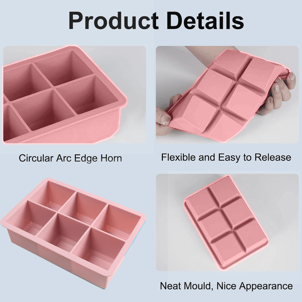  AHOUGER Ice Cube Tray with Lid, 2023 Easy Releas 64 Ice Cubes  Molds with Storage Bin, Ice Trays for Freezer for Whiskey, Cocktails - BPA  Free, Reusable, Convenient: Home & Kitchen