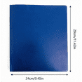 thumbnail image 3 of LAIOWEI Under $5 Plastic Folders With 2 Pockets, Plastic Folder with 2 Pockets and 3 Prongs, Letter Size Study and Office Folder for Document Organization Blue 1Pcs, 3 of 7
