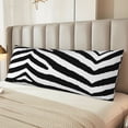 thumbnail image 6 of Lsque Zebra Body Pillow Case Cover,Ultra-Soft Microfiber Bed Pillow Cases 20x54 inches,Elegant Bedding,Breathable Durable Pillow Cover with Envelope Closure, 6 of 8