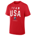 thumbnail image 2 of Men's  Red Team USA  Prime Speedskating Legacy T-Shirt, 2 of 3