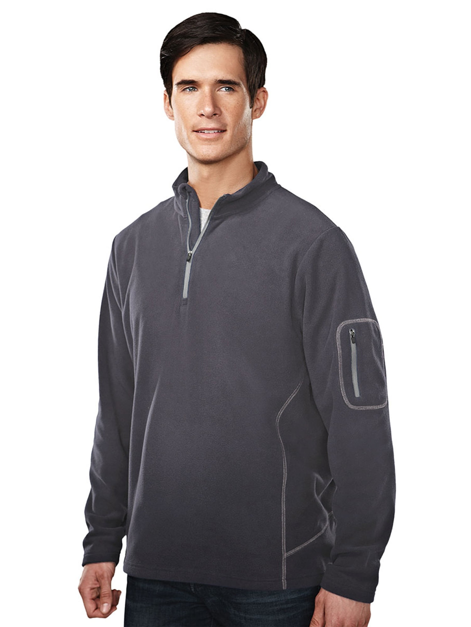 mens micro fleece pullover