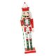 thumbnail image 3 of Adorno navideño de cascanueces de madera, figura tradicional de juguete de 9,84 pulgadas B, 3 of 9