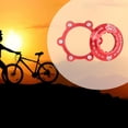 thumbnail image 3 of Lock Adapter Ultralight Disc Brake Conversion to 6- Rotor Road Hub Adaptor Change Gasket Hardware Accessoires , Red, 53x10.4mm, 3 of 8