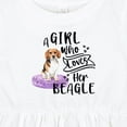 thumbnail image 4 of Inktastic A Girl Who Loves Her Beagle Girls Baby Dress, 4 of 5