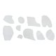 thumbnail image 1 of Juego Costura Oso Con Memoria Plantilla Retales Transparente (10 Pulgadas) 10 Uds., 1 of 9