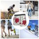 thumbnail image 4 of Balery Leaves And Anemone Flowers In Red Grey Calzoncillos bóxer para hombre, ropa interior de algodón suave y transpirable con cinturilla de nailon-Small, 4 of 5