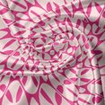 thumbnail image 5 of Ambesonne Abstract Geometry Valance Pack of 2, Feminine Motifs, 54"X12", Pale Eggshell Hot Pink, 5 of 5