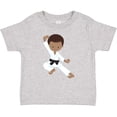 thumbnail image 3 of Inktastic African American Boy, Black Belt, Karate Pose Boys Baby T-Shirt, 3 of 5