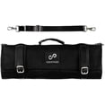 thumbnail image 1 of EVERPRIDE Chef Knife Roll Bag Holds 12 Knives and Cooking Tools – Durable, Large Knife Case Made of Canvas and Genuine Leather – Elegant Chef Bag for Professional Cooks – Knives Not Included, 1 of 8