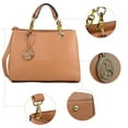 thumbnail image 4 of Saffiano Faux Leather Chain Strap Satchel, 4 of 5