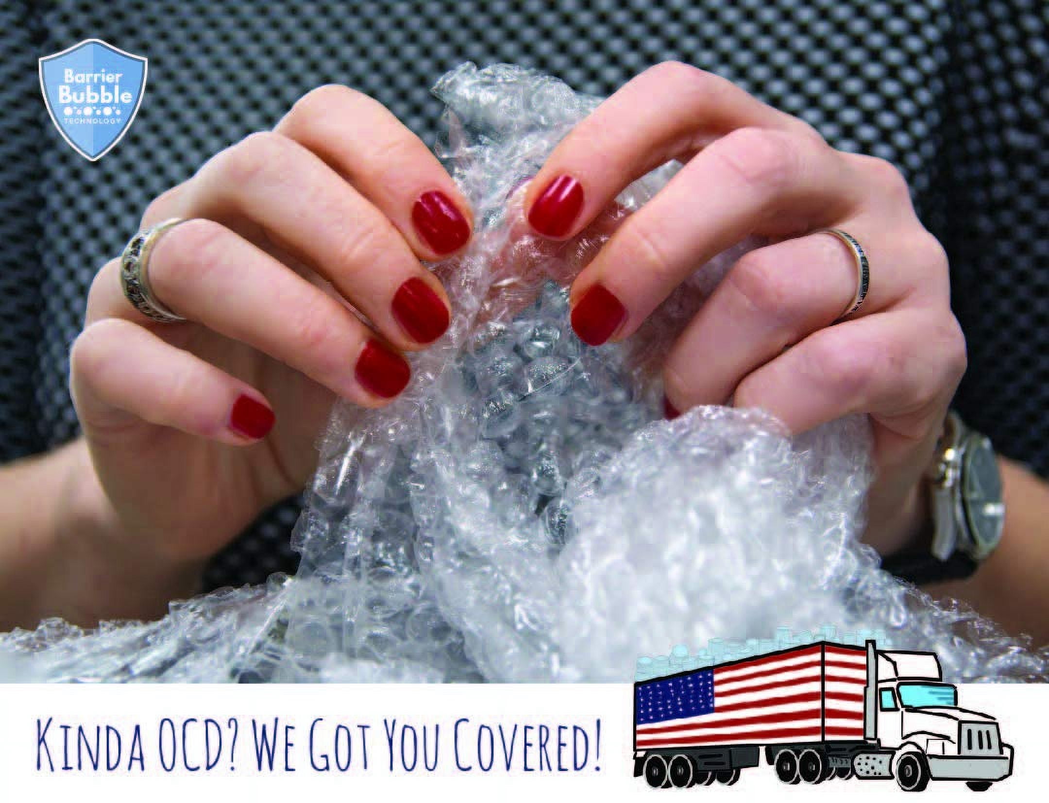 Small Plus Bubble Roll, 700 Sq Ft Protective Wrap, 12 Inches Wide, Pre-Perforated Every 12 Inches, Original Grade, Clear