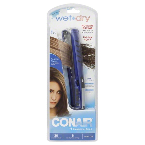 conair wet and dry straightener
