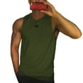 thumbnail image 2 of Fortune Men Quick Dry Running Vest Street Style Tank Tops Fitness Undershirt, 2 of 3