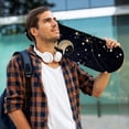 thumbnail image 5 of Constellation Skateboard Accessories: Emery/PVC Skateboard Stickers (Pack of Two) - 8.8x32.6in/22.4x83 cm, 5 of 5