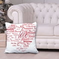 thumbnail image 5 of Chmadoxn Valentines Day Decor-Throw Pillow Covers 18x18 Inch, Valentine Linen Pillow Case with Red Heart for Large Couch Sofa Home Indoor Outdoor Holiday Decorations, 5 of 5