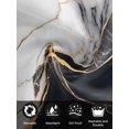 thumbnail image 7 of Marble Black Cloth Napkins Set of 4 Reusable Dinner Napkins, Abstract Gold White Brick Stone Motif Cocktail Napkin Washable Table Napkins for Wedding/Holiday Party/Baby Shower 20"x20", 7 of 7
