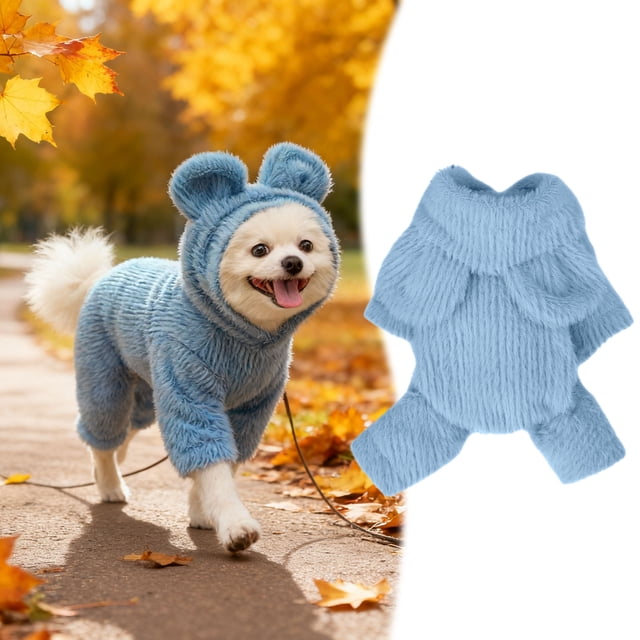 Chandail d'Hiver pour Chien Chaud Pyjama pour Chiot Tenue pour Petits Chiens