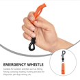 thumbnail image 2 of 10 silbatos de supervivencia para exteriores, portátiles, de emergencia, para acampar (naranja), 2 of 7